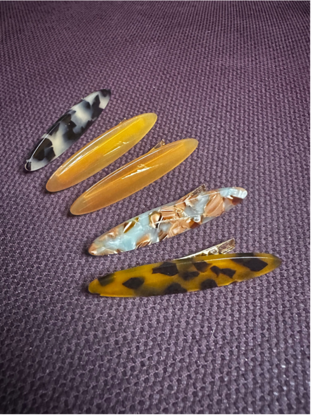 Multicolor Hair Clip Set